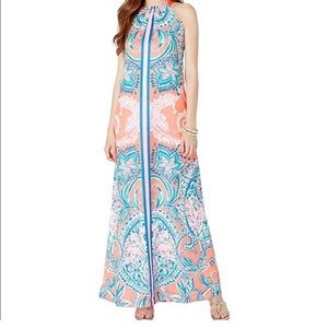 Lilly Pulitzer Hollyn Maxi Dress Tangerine